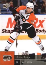 2009-10 Upper Deck Flyers Hockey Card #39 Simon Gagne