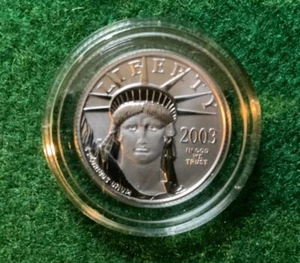 2003 1/4 Oz , $25 Platinum Eagle - TGD - Picture 1 of 2