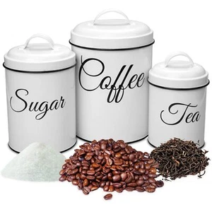 Canister Sets for Kitchen Counter Kitchen Canisters Set of 3 Airtight Counter... - Picture 1 of 7