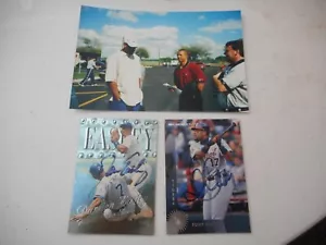 Detroit Tigers Tony Clark 1997 Donruss - Damion Easley 1999 Metal Autographed - Picture 1 of 5