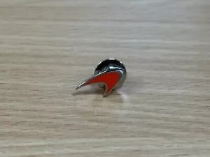 MCLAREN AUTOMOTIVE SPEEDMARK PIN BADGE RED SPEED MARK TICK KIWI SWOOSH P1 F1 W1 - Picture 1 of 1