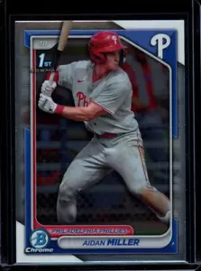 2024 1st Bowman Draft Chrome ~ Aidan Miller ~ #BDC-213 ~ Philadelphia Phillies - Picture 1 of 2