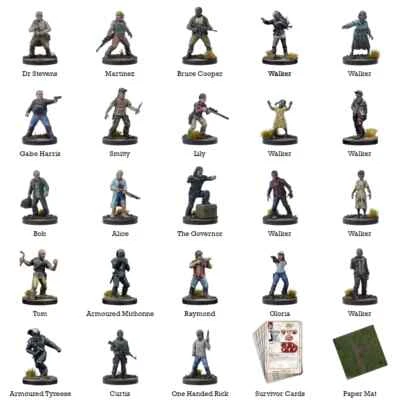 The Walking Dead All Out War Miniatures Juego The Made to Suffer Collection Foto 1 de 3