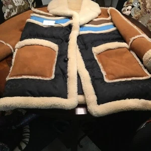 Neu mit Etikett Coach Lammfell-Stadtmantel Größe Large brandneu warm kostenloser Versand! - Bild 1 von 12