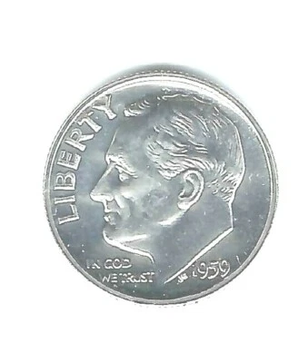 1959 Philadelphia Proof Roosevelt Silver Dime! - Image 1 of 2