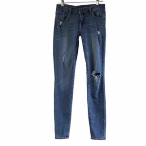 Old Navy Rock Star Mid-Rise Light Distress Skinny Jeans 2 Regular - Picture 1 of 16