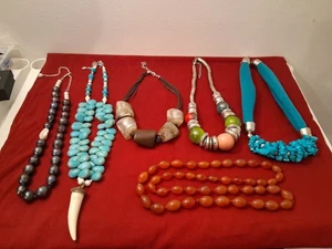 Fashion Statement Schmuck Grobe Damen Halsketten 6 Stück - Bild 1 von 5