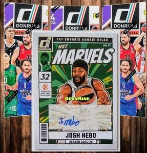 DONRUSS EUROLEAGUE 2024-25 JOSH NEBO - NET MARVELS AUTO - ARMANI MILAN - Bild 1 von 2