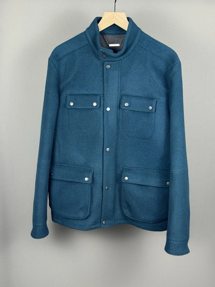 Chaqueta pesada de lana multibolsillo Grail LNWOT $900 Elie Tahari Foto 1 de 4