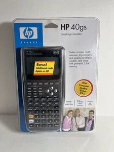 HP 40gs Graphing Calculator w/ CAS - Brand New Sealed in Box - Picture 1 of 11