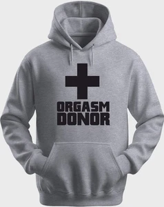 Divertida Sudadera con Capucha Unisex Gildan Orgasmo Donante H0042 - Imagen 1 de 5