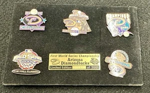 Arizona Diamondbacks World Series Champions 2001 Pin Set Of Five #’d Limited - Bild 1 von 2