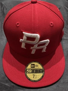 Gorra New Era 59Fifty Puerto Rico Equipo Nacional de Béisbol CMB Equipada 7 1/2 Roja - Imagen 1 de 5