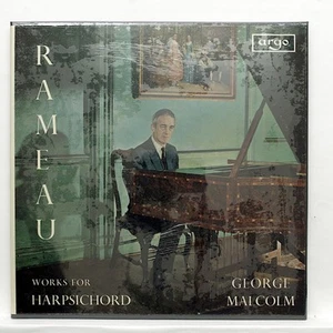 GEORGE MALCOLM ⸺ RAMEAU Works for harichord ⸺ ARGO 2xLPs box STILL SEALED - Imagen 1 de 2