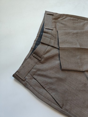 ?? Pantalone vintage Christian Dior piatto davanti 32x30 marrone spina di pesce