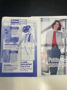 Patron Couture Prima 1997 Vintage Veste Passe-partout - Picture 1 of 1