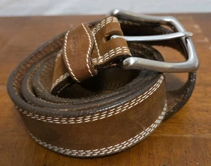 Cintura da lavoro Duluth Trading Co 90012 marrone migliora con l'età in pelle taglia 38 USA - Foto 1 di 4