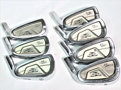 Nick Faldo Mizuno T-ZOID COMP EZ 7PC Head Only IRONS SET GOLF PARTS nwo - Image 1 of 4
