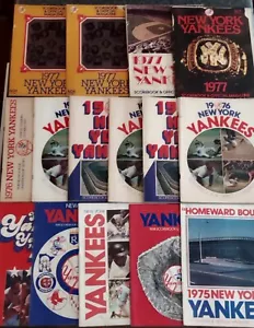 New York Yankees Programme/Scorebooks/Jahrbücher 1972-1977 Ihre Wahl - Bild 1 von 8