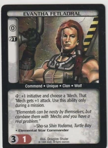 Battletech CCG: Evantha Fetladral [Leggermente Giocato] dal set Premiere Limited BT  - Foto 1 di 1