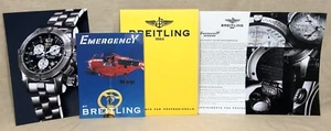 BREITLING 2002 Kit de Emergencia Libro HD Fotos Póster CD DVD Español FABRICANTE DE EQUIPOS ORIGINALES/ - Imagen 1 de 10