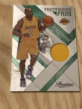 Derek Fisher PRESTIGIOUS PROS PATCH 2010-11 Panini Prestige LA LAKERS