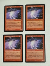 MTG Playset 4x Lightning Elemental (Tempest/Red/C) - BGM