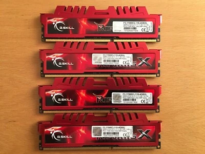G. Skill Ripsaws X Memory RAM F3-17000CL11S-4GBXL (4x4GB) 16GB - Image 1 of 2