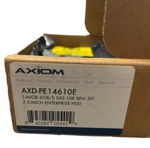 AXIOM AXD PE14610E 146GB 10K 6GBPS SFF HOT SWAP SAS HD NIB - Picture 1 of 5