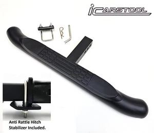 Black 30"x3" Truck Heavy Duty Steel Tow Hitch Step Bar Guard For 2"x2" Receiver - Picture 1 of 16