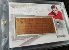 2013-14 STICKWORK HARRY LUMLEY VINTAGE GOALIE STICK  VGGUS-10 SILVER VERSION #/4