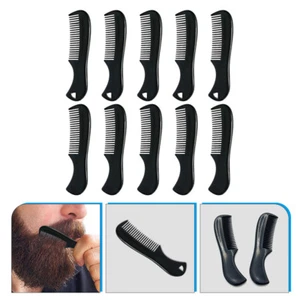 10 Pezzi Pettine Barba Bambino Pettine da Viaggio Capelli Uomo - Foto 1 di 10