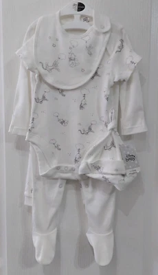 Disney Baby 6-9 Months Winnie The Pooh Character 5pc Starter Set Unisex Layette - Image 1 of 4