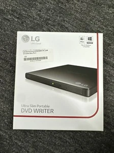 LG Electronics 8X USB 2.0 Super Multi Ultra Slim Portable DVD Writer - GP65NB60 - Picture 1 of 3