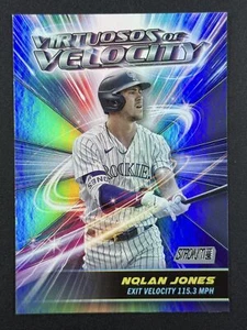 NOLAN JONES 2024 Topps Stadium Club Virtuoso of Velocity VV-16 Colorado Rockies - Picture 1 of 2