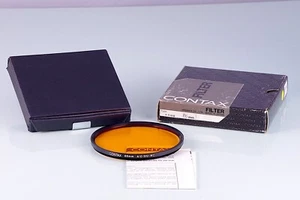 FILTRO CONTAX A10 85 MC AMBAR FILTER 86 86mm NEW IN BOX OLD STOCK nº2 - Imagen 1 de 4