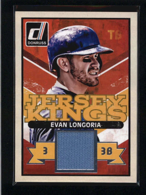 CAMISETA EVAN LONGORIA 2014 DONRUSS JUEGO REYES USADA CAMISETA AJ6908 Foto 1 de 1