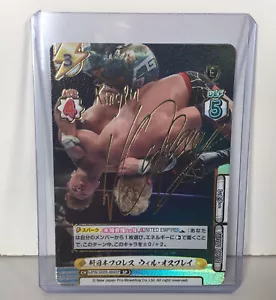 NJPW Rebirth For You Will Ospreay 2022 gedruckte Signatur seltene Wrestling-Karte - Bild 1 von 6