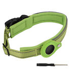 Dog Collar Green Pet Find Anti Lost Location Tracking Protective Cover Nylon GOF