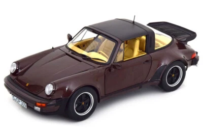 PORSCHE 911 TURBO TARGA 3.3 Brown metallic 1979   1/18 187665 norev - Immagine 1 di 2