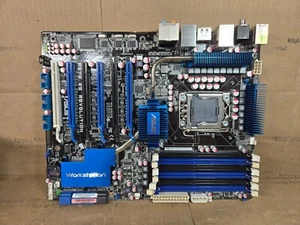 Placa madre Asus P6T6 WS Revolution X58 usada-sin probar - Imagen 1 de 8