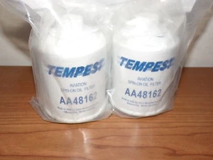 Tempest Spin-On Oil Filters AA48162 with FAA 8130 - Picture 1 of 2