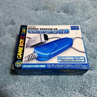 Mobile adapter GB For Game boy color Blue PDC Peripheral equipment Toy Nintendo - Image 1 of 3
