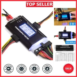 Cyfrowy tester zasilacza LCD do ATX/ITX/HDD/SATA - Dokładne odczyty napięcia - Zdjęcie 1 z 10