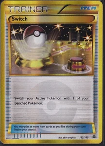 Switch - 163/160 Primal Clash Gold Secret Rare Trainer - Pokemon TCG - Picture 1 of 6