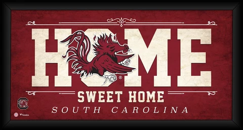 South Carolina Gamecocks Framed 10x20 Home Sweet Home Collage Cover