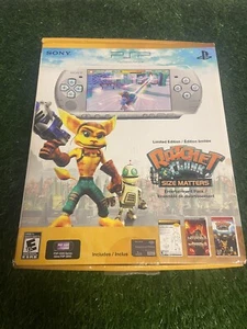 Sony Playstation Portable PSP Ratchet & Clank Limited Edition Console Box/Manual - Imagen 1 de 9