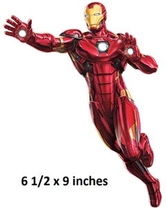 Classic Iron Man Wall Decal Marvel Avengers Sticker Comics Peel Stick Art Decor - Picture 1 of 1