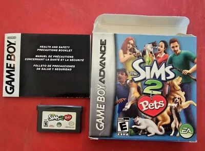 The Sims 2: Pets GBA Nintendo Authentic W/ Box - Image 1 of 2