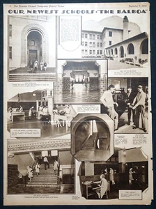 1928 Sunday Newspaper Rotogravure Page - New San Francisco Balboa High School - Picture 1 of 2
